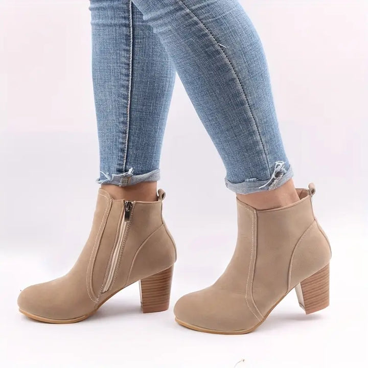 Grace™ ORTHOPEDIC CHUNKY HEEL ANKLE BOOTS