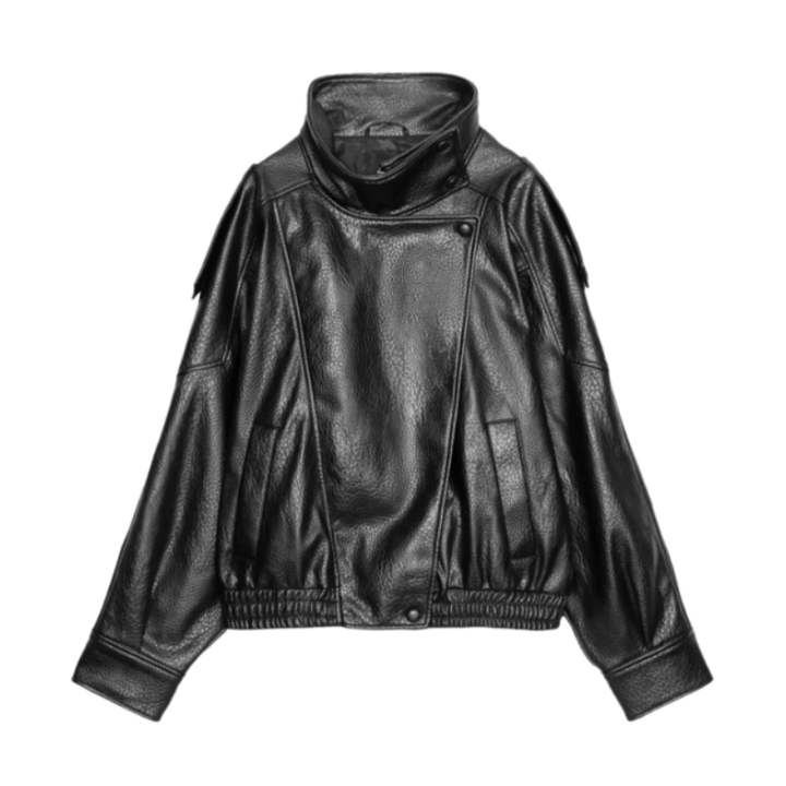 JAMIE™ – Stylish Modern Oversized Moto Jacket