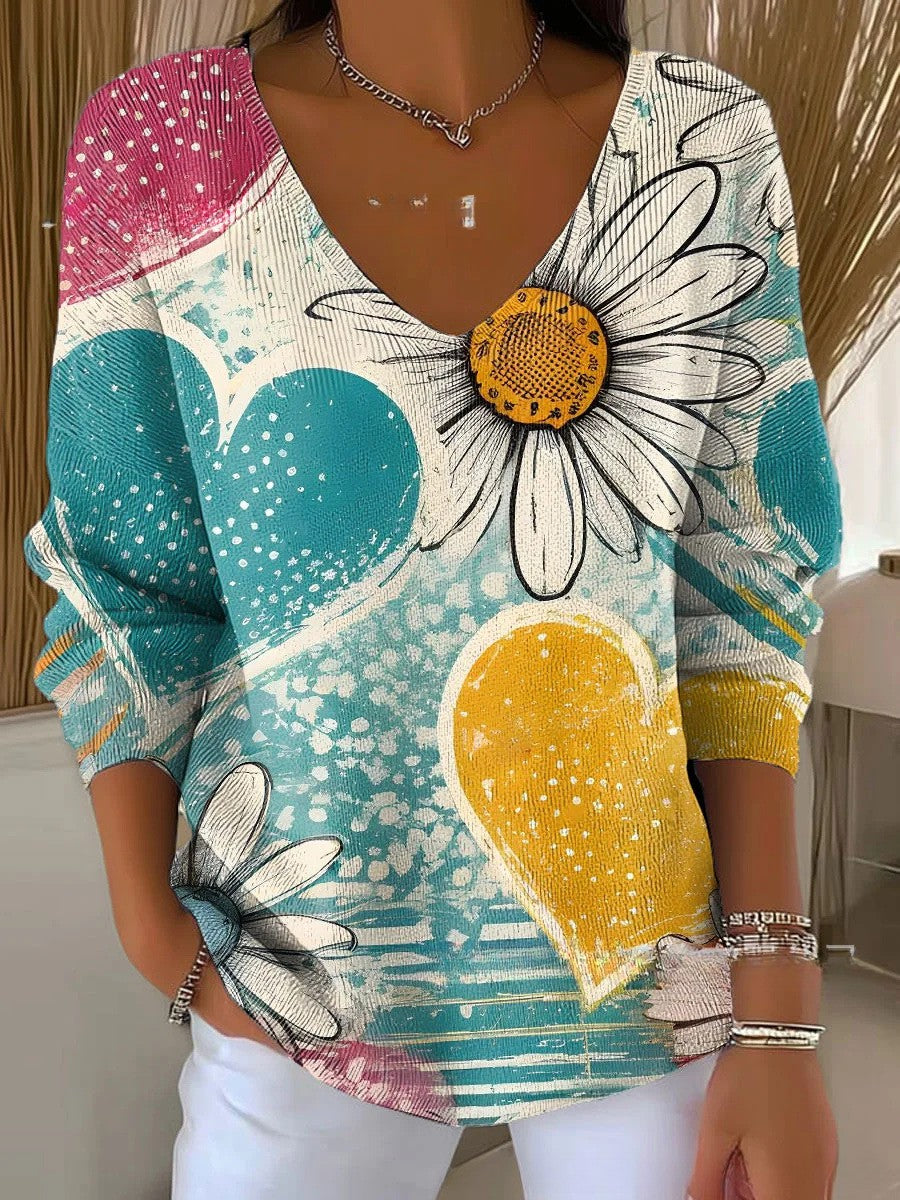 CELESTE | V-neck jumper