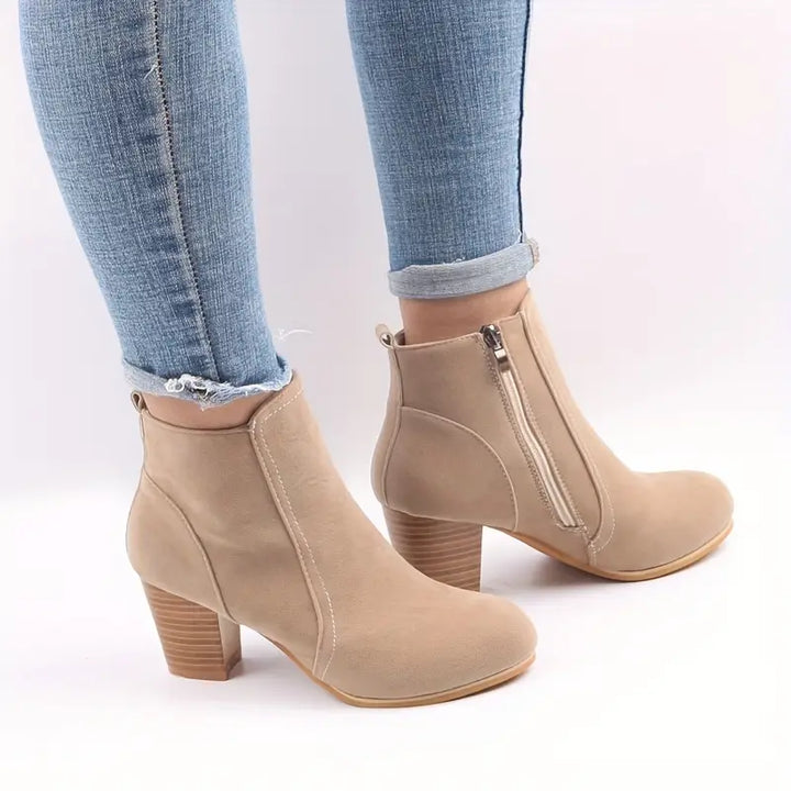 Grace™ ORTHOPEDIC CHUNKY HEEL ANKLE BOOTS
