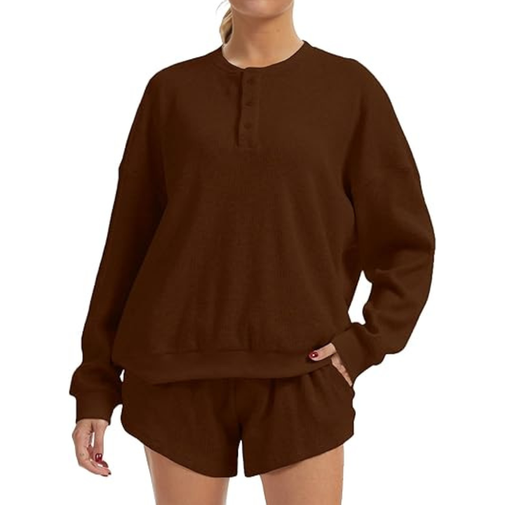 COZY™ – Waffle Knit Lounge Two-Piece Set
