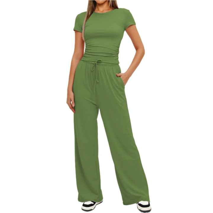 WINNIE™ – Cozy Solid Lounge Two-Piece Set